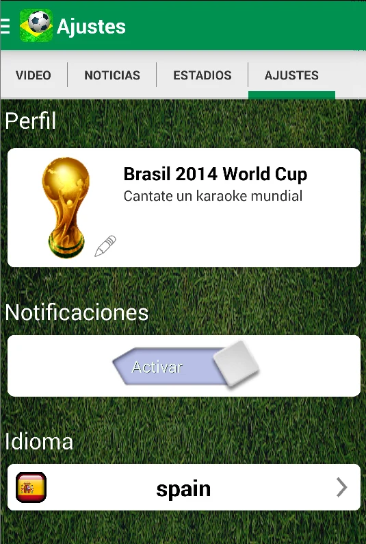 Brazil World Cup 2014 Mobile screenshot